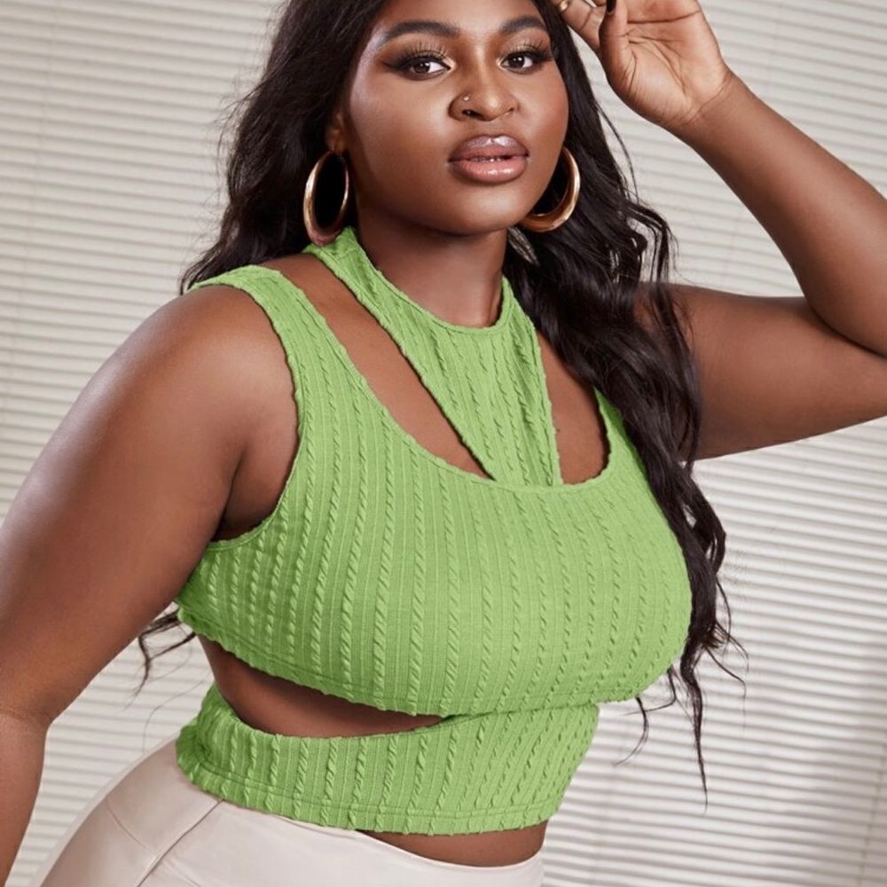 2 Piece Tank Crop Top by SHEIN